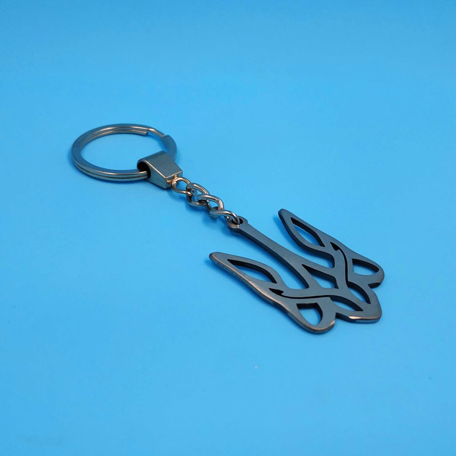 Брелок из нержавеющей стали герб Украины фигурный | Интернет-магазин ...